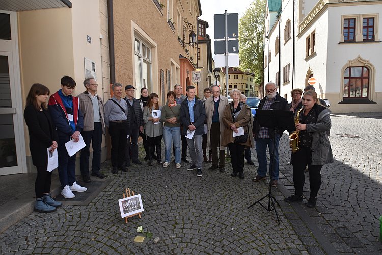 Lutherstadt Eisleben - Martin Luthers Heimatstadt - Stolperstein verlegt.