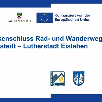 Ma&szlig;nahme Rad_und Wanderweg Volkstedt