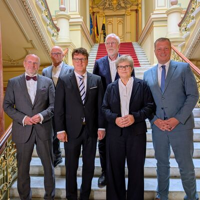 30 Jahre UNESCO Gruppenfoto Staatskanzlei Magdeburg