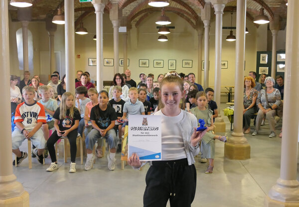 Gewinnerin Lesewettbewerb 2026 der Grundschulen