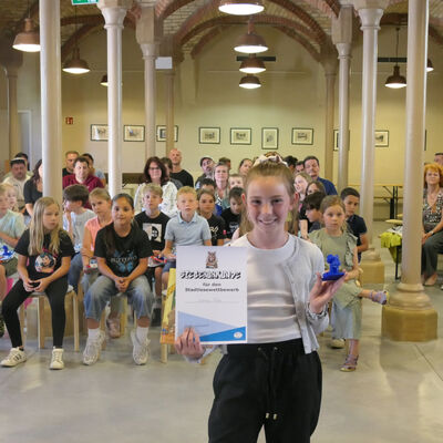 Gewinnerin Lesewettbewerb 2026 der Grundschulen