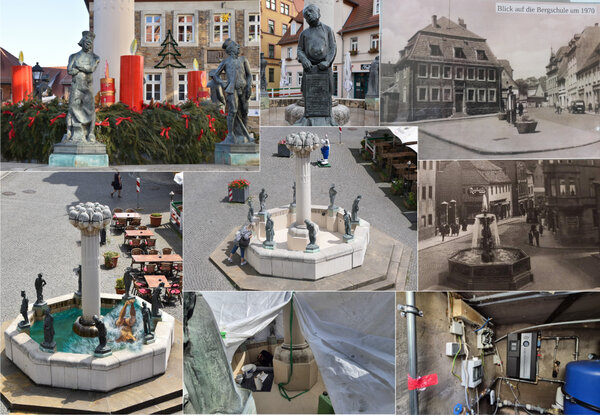 Knappenbrunnen Collage