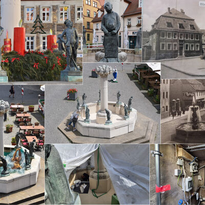 Knappenbrunnen Collage