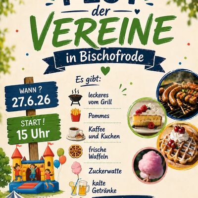 Vereinsfest Bischofrode 2026