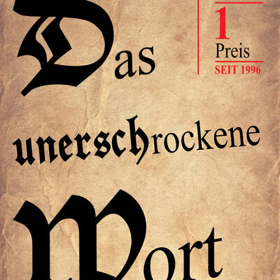 Plakat Das unerschrockene Wort