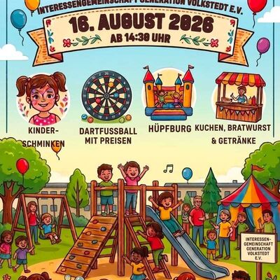 Spielplatzfest Volkstedt 2026