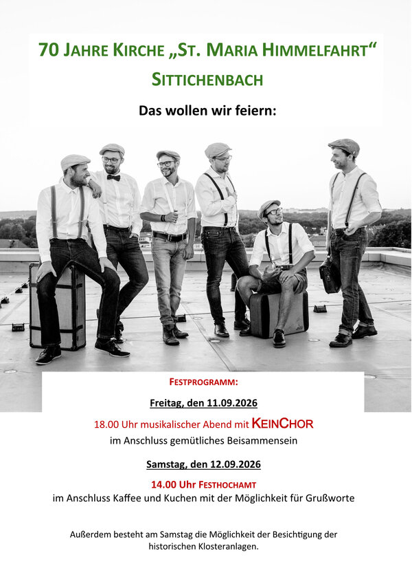 Bild vergr&ouml;&szlig;ern: KeinChor in Sittichenbach