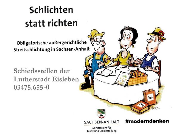 Bild vergr&ouml;&szlig;ern: Schiedsstelle der Lutherstadt Eisleben