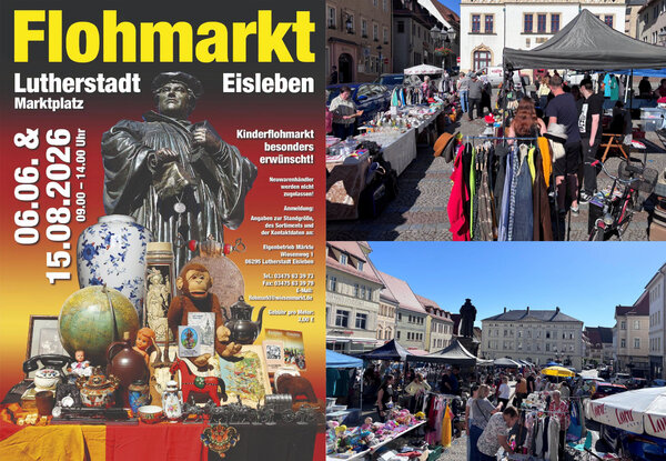 Flohmarkt in Eisleben