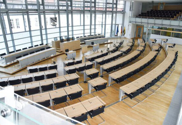 Blick in den Plenarsaal