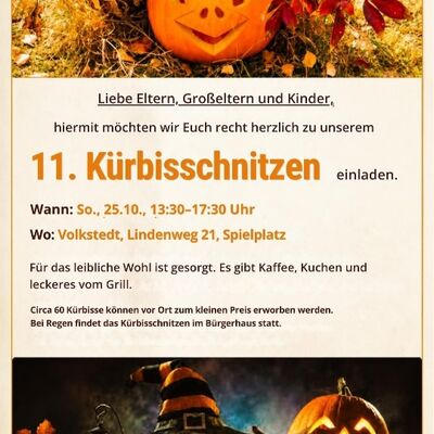 Volkstedter K&uuml;rbisschnitzen